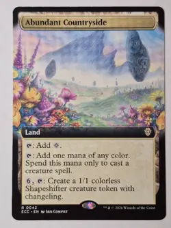 Abundant Countryside (Extended Art) Commander: Lorwyn Eclipsed Regular - Image 1