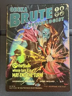 Mtg Secret Lair - Obeka, Brute Chronologist - Foil -NM - Image 1