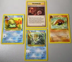 Kabuto 50/62 Omanyte 52/62 Omastar 40/62 Mysterious Fossil 4 Pokemon Card WOTC - Image 1