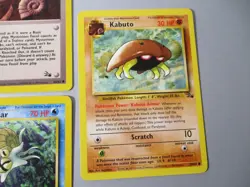 Kabuto 50/62 Omanyte 52/62 Omastar 40/62 Mysterious Fossil 4 Pokemon Card WOTC - Image 4