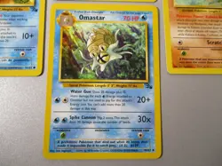 Kabuto 50/62 Omanyte 52/62 Omastar 40/62 Mysterious Fossil 4 Pokemon Card WOTC - Image 5