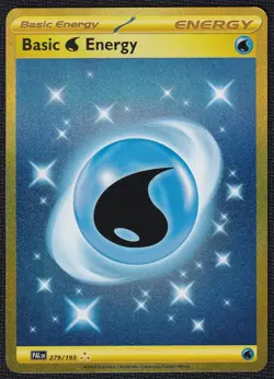 Pokemon Water Energy 279/193 Gold Paldea Evolved - Image 1