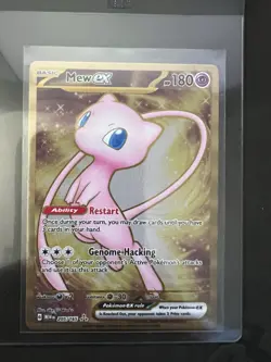 Pokemon Mew ex 205/165 Sv: Scarlet & Violet 151 Holo Hyper Rare EX 180 HP - Image 1