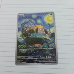 Pokemon Venusaur Starry Night Van Gogh Beautiful Moon FAN ART - Image 1