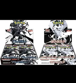 Black Bolt & White Flare Booster Box Set Sealed Pokemon SV11W SV11B - Image 1