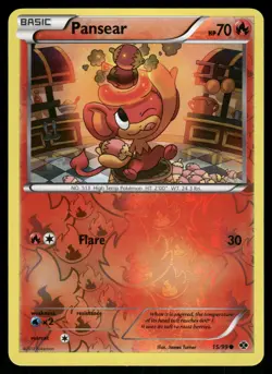 Pansear Reverse Holo 15/99 Next Destinies Pokemon - Image 1