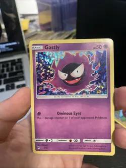 Pokemon TCG - Gastly - 7/12 - McDonald's Promos 2019 - LP Holo - Image 1