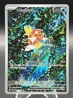 Pokemon Magikarp Sv02: Paldea Evolved Holo illustration Rare 203/193 - Image 1