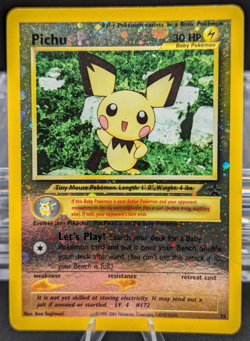 Pokemon TCG Pichu Reverse Holo 35 Black Star Promo - Image 1