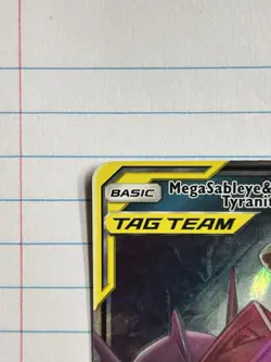 Sm-Unified Minds Mega Sableye Tyranitar GX Holo Card 126/236 Near Mint Condition - Image 5