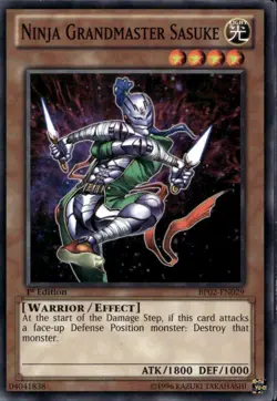 Ninja Grandmaster Sasuke 1st Ed Common BP02-EN029 Yu-Gi-Oh! - Image 1