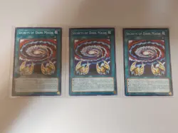 Yu-Gi-Oh Secrets of Dark Magic LDS3-EN096 1st Ed (Set Of 3) - Image 1