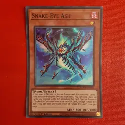 Yugioh Snake-Eye Ash AGOV-EN007 1st Edition - Image 1