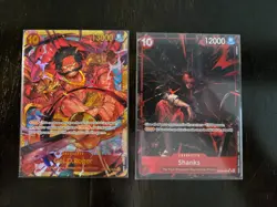 Gol.D.Roger OP09-118 + Shanks OP09-004 alt - Both NM English One Piece TCG - Image 1