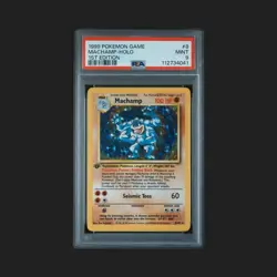 MACHAMP-HOLO 8 1999 POKEMON GAME | 1ST EDITION PSA 9 - Image 1
