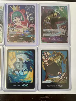 One Piece TCG- ALT Art 3 Card Lot & 3 Foil Don Cards (English) - Image 4