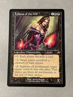 1x Liliana of the Veil -- Retro Frame NM-Mint, English Innistrad Remastered MTG - Image 1