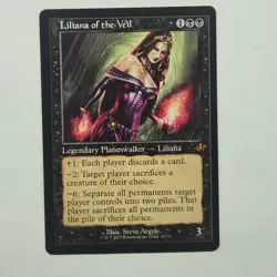 Liliana of the Veil Retro Innistrad Remastered MTG - Image 1