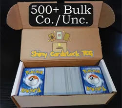 Pokemon Card Lot 500+ | Com & Uncom Bulk | Guaranteed Holos/Bonuses! | No Energy - Image 1