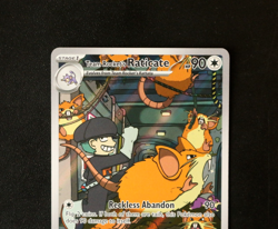 Pokemon Card TCG - Team Rocket's Raticate 202/182 - Destined Rivals - IR - NM ⭐ - Image 2