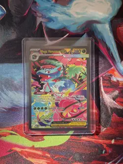 Pokemon TCG Mega Venusaur EX 177/132 Mega Evolution Special Illustration Rare - Image 1