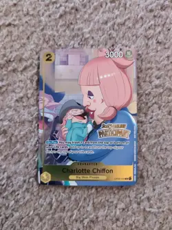 One Piece Card Game Charlotte Chiffon OP03-109 2023 Online Participant English - Image 1