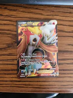 Entei EX Dark Explorers Holo Card 103/108 Full Art - Image 1
