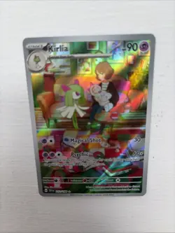 Pokemon TCG Kirlia Scarlet & Violet Base Set Holo Illustration Rare Card 212/198 - Image 5