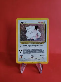 Pokemon Karte/card - Piepi Clefairy 5/102 - Base Set Holo - Light Played - Image 1