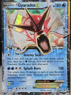 Pokemon Card TCG Gyarados EX XY106 Shiny Holo Black Star Promo Card 2016 NM Rare - Image 5