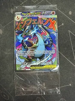 SEALED Mega Charizard x EX 023 Mega Evolution Promo with Oricorio 024 Card - Image 1