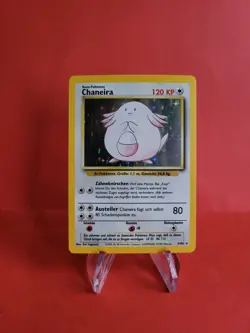 Pokemon Karte/card - Chansey Chaneira 3/102 - Base Set - Holo - Exc-Near Mint - Image 1