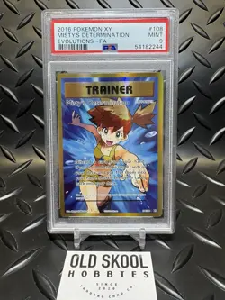 Pokemon TCG: XY Evolutions ~ Misty's Determination Full Art #108 ~ PSA 9 MINT - Image 1