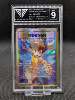 GG 9 Pokemon XY Evolutions Misty’s Determination FA 108/108 PSA Graded MINT - Image 1