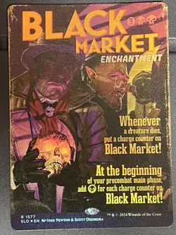 Mtg Secret Lair - Black Market - Foil -NM - Image 1