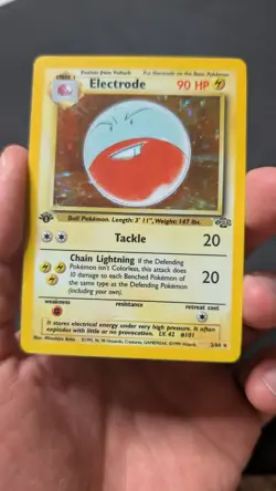 Lot Of 5 Jungle Set Cards. 1st Edition Holo Electrode & 4 Unlimited Rare - Image 2