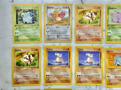 Pokemon Jungle Set - 1st Edition & Unlimited - Common - Lot Of 35 - Image 2