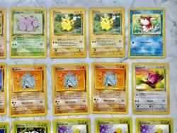 Pokemon Jungle Set - 1st Edition & Unlimited - Common - Lot Of 35 - Image 3