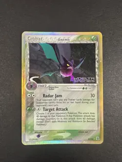 Pokemon Vintage Crobat Delta Species Card Reverse Holo #2/113 2005 LP-MP - Image 2