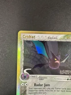 Pokemon Vintage Crobat Delta Species Card Reverse Holo #2/113 2005 LP-MP - Image 4