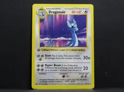 1st Edition Shadowless Dragonair 18/102 Base Pokemon Card (Light Played) - Image 1