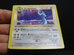 1st Edition Shadowless Dragonair 18/102 Base Pokemon Card (Light Played) - Image 3