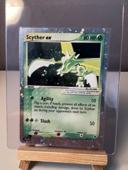 Pokemon 2003 EX Ruby & Sapphire Scythes #102 Holo Rare LP-NM See Pictures - Image 1