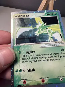 Pokemon 2003 EX Ruby & Sapphire Scythes #102 Holo Rare LP-NM See Pictures - Image 3