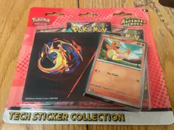 Pokemon TCG Mega Evolution Ascended Heroes / 3 Sealed Packs / Charmander Promo - Image 1