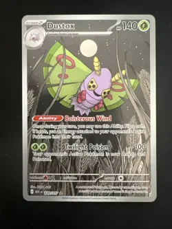 Pokemon TCG Dustox 220/217 Illustration Rare Ascended Heroes Full Art English - Image 1