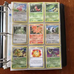 Pokemon Cards In A Binder Collection Commons Uncommons and More LP/NM (read des) - Image 1