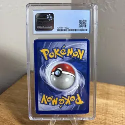 VTG Pokemon TCG 1999 Fossil Unlimited 48/62 Grimmer Graded Slab CGC 6.5 Dark 90s - Image 4