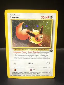 Pokemon - Eevee 11/53 - Wotc - Black Star Promo Holo AK - Image 1