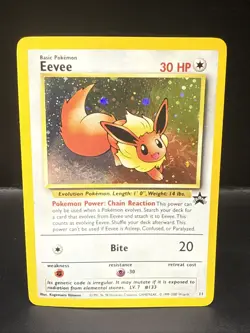 Pokemon - Eevee 11/53 - Wotc - Black Star Promo Holo AK - Image 2